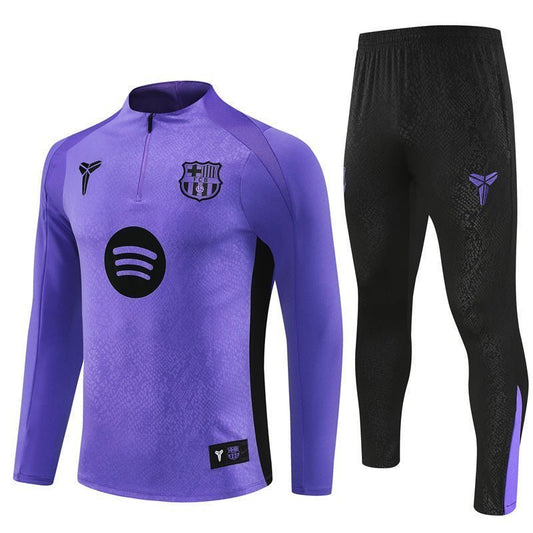 FC Barcelona x Mamba Premium Tracksuit from FootballPrestige.club - Premium Football Kits