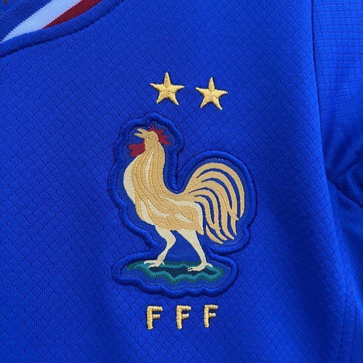 France 2024 Home Kids Size Kit from FootballPrestige.club - Premium Football Kits