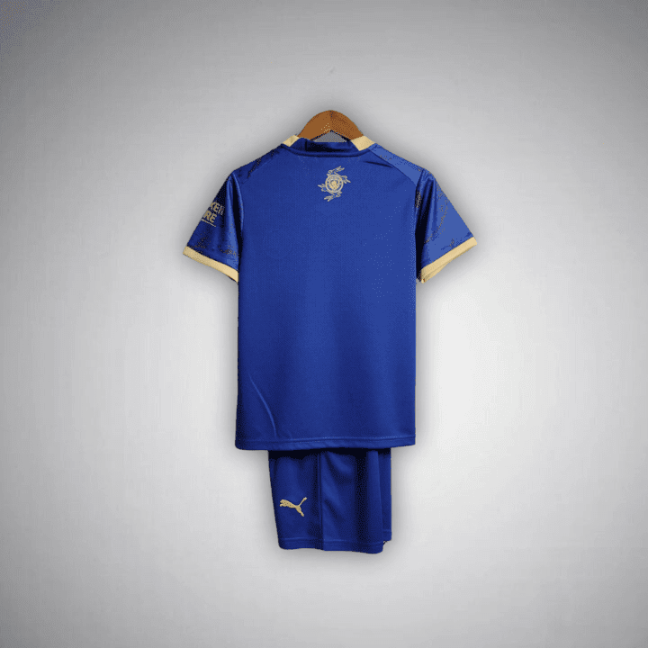 Manchester City "Navy Fusion" Premium Kids Size Kit from FootballPrestige.club - Premium Football Kits