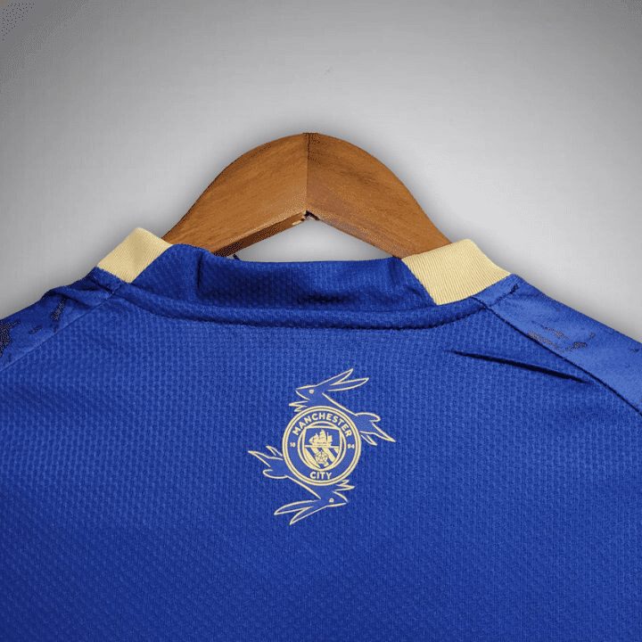 Manchester City "Navy Fusion" Premium Kids Size Kit from FootballPrestige.club - Premium Football Kits