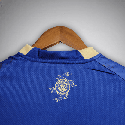 Manchester City "Navy Fusion" Premium Kids Size Kit from FootballPrestige.club - Premium Football Kits