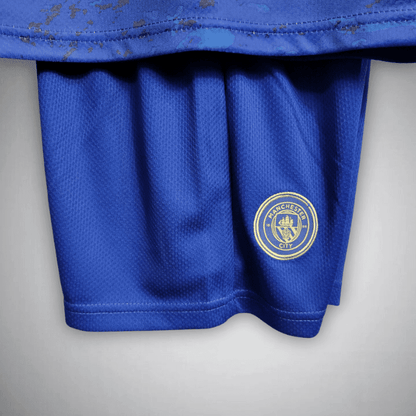 Manchester City "Navy Fusion" Premium Kids Size Kit from FootballPrestige.club - Premium Football Kits