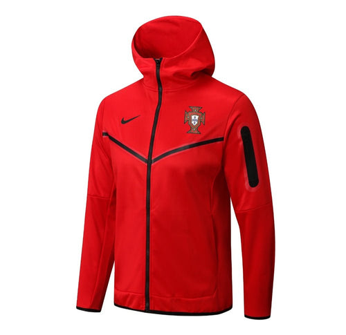 Portugal Red Tracksuit Premium from FootballPrestige.club - Premium Football Kits