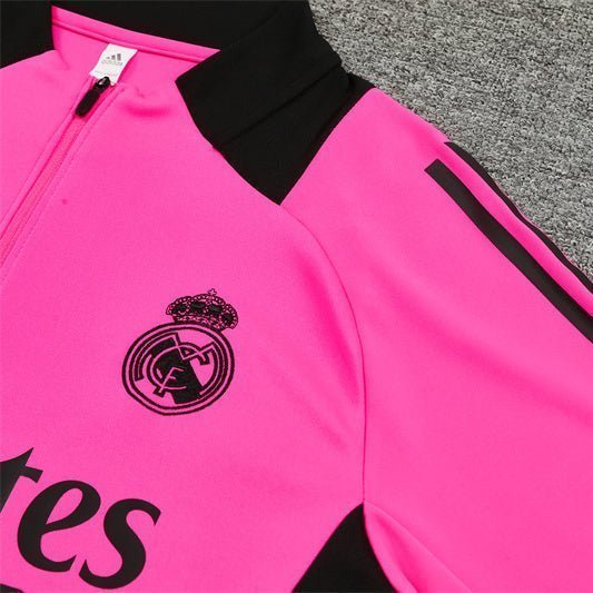 Real Madrid "Aurora Rose" Premium Kids Size Tracksuit from FootballPrestige.club - Premium Football Kits