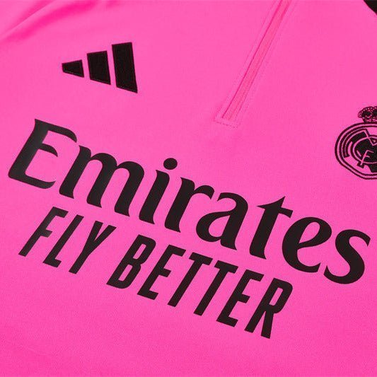 Real Madrid "Aurora Rose" Premium Kids Size Tracksuit from FootballPrestige.club - Premium Football Kits