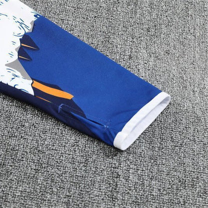 Real Madrid "Azul Reactor" Premium Kids Size Tracksuit from FootballPrestige.club - Premium Football Kits