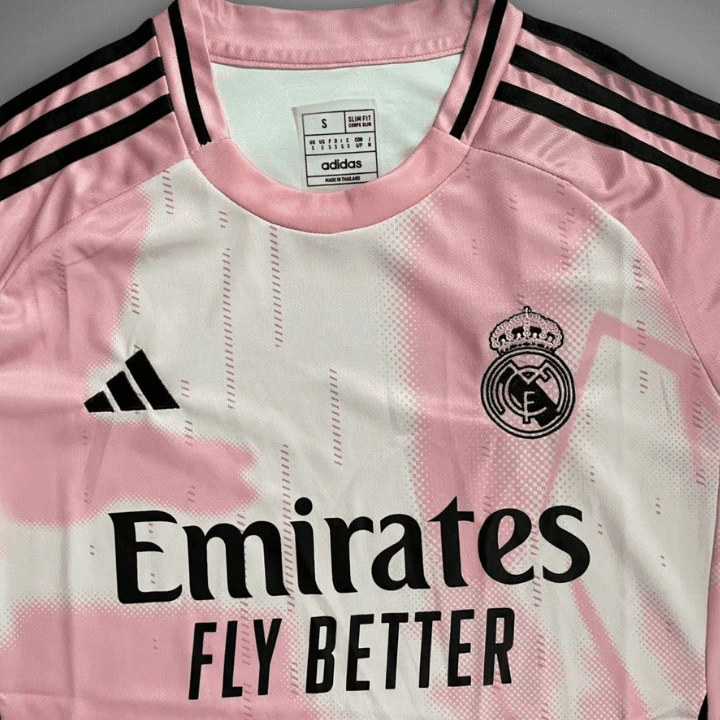 Real Madrid "Ballet Rosé" Premium Kit from FootballPrestige.club - Premium Football Kits