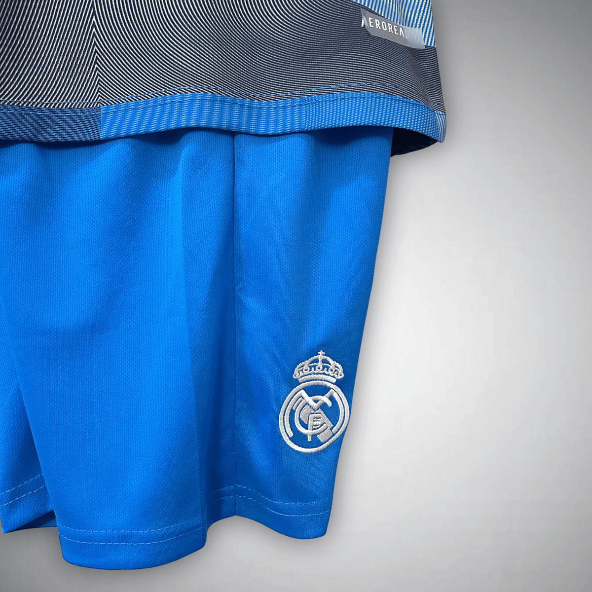 Real Madrid "Cibeles Wave" Premium Kids Size Kit from FootballPrestige.club - Premium Football Kits