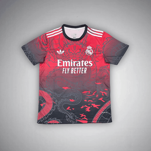 Real Madrid "Crimson Path" Premium Kit from FootballPrestige.club - Premium Football Kits