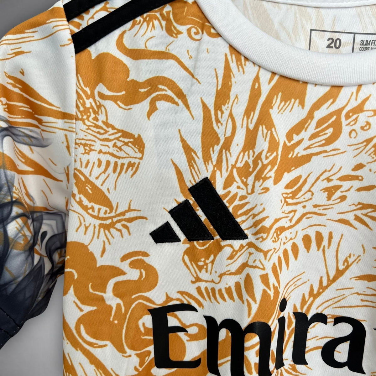Real Madrid "Draconic Flame" Premium Kids Size Kit from FootballPrestige.club - Premium Football Kits