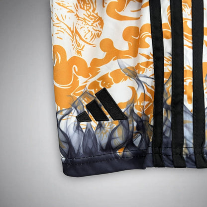 Real Madrid "Draconic Flame" Premium Kids Size Kit from FootballPrestige.club - Premium Football Kits