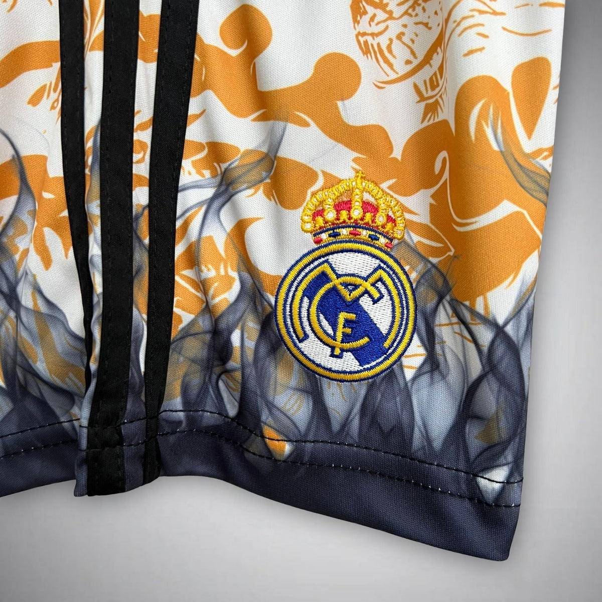 Real Madrid "Draconic Flame" Premium Kids Size Kit from FootballPrestige.club - Premium Football Kits