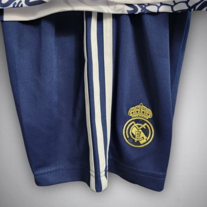 Real Madrid Dragon Blanco Premium Kids Size Kit from FootballPrestige.club - Premium Football Kits