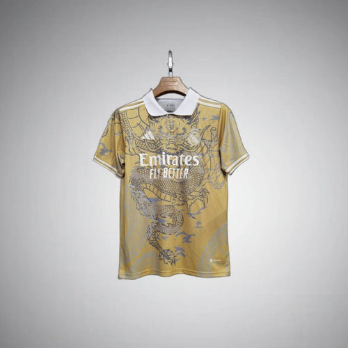 Real Madrid "Dragón Dorado" Premium Kit from FootballPrestige.club - Premium Football Kits