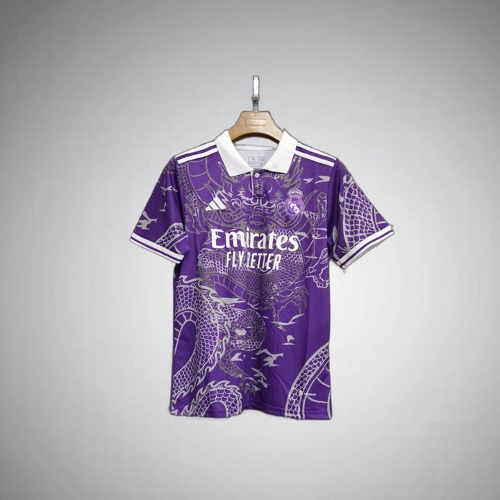 Real Madrid "Dragón Morado" Premium Kit from FootballPrestige.club - Premium Football Kits