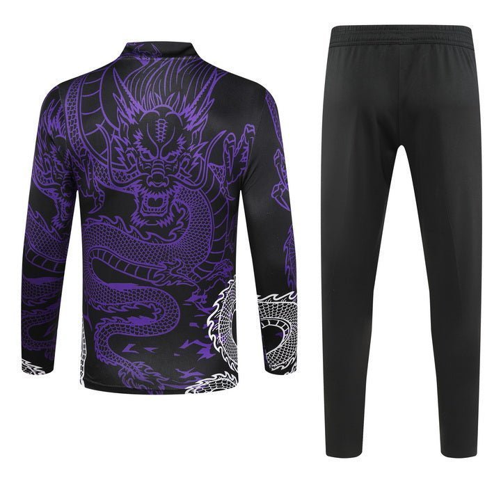 Real Madrid "Dragon Morado" Premium Tracksuit from FootballPrestige.club - Premium Football Kits