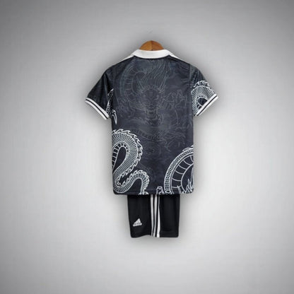 Real Madrid "Dragon Negro" Premium Kids Size Kit from FootballPrestige.club - Premium Football Kits