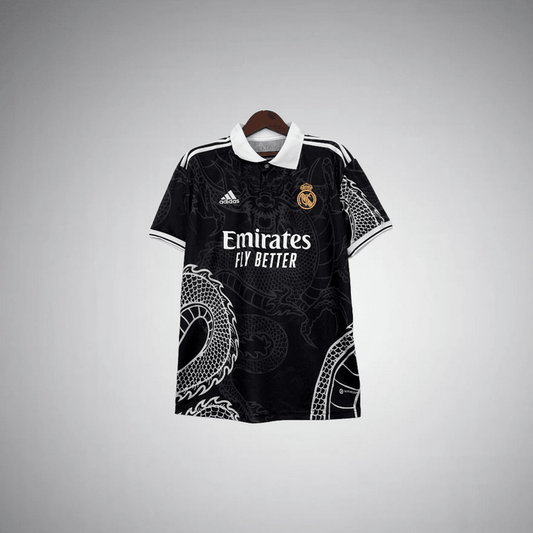 Real Madrid "Dragón Negro" Premium Kit from FootballPrestige.club - Premium Football Kits