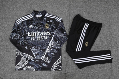 Real Madrid "Dragón Negro" Premium Tracksuit from FootballPrestige.club - Premium Football Kits