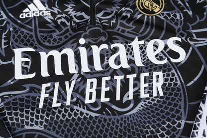 Real Madrid "Dragón Negro" Premium Tracksuit from FootballPrestige.club - Premium Football Kits