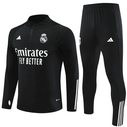 Real Madrid "Eleganza" Premium Tracksuit from FootballPrestige.club - Premium Football Kits