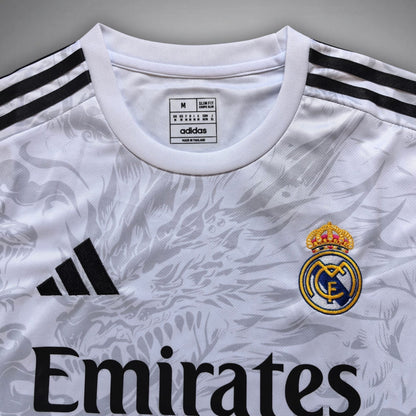 Real Madrid "Emerald Flame" Premium Kids Size Kit from FootballPrestige.club - Premium Football Kits