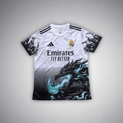 Real Madrid "Emerald Flame" Premium Kit from FootballPrestige.club - Premium Football Kits