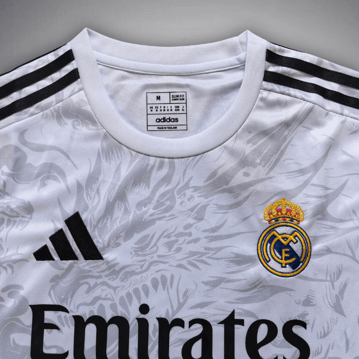 Real Madrid "Emerald Flame" Premium Kit from FootballPrestige.club - Premium Football Kits
