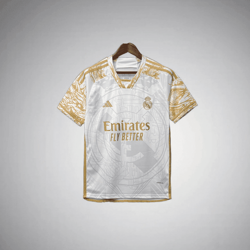 Real Madrid "Golden Dynasty" Premium Kit from FootballPrestige.club - Premium Football Kits