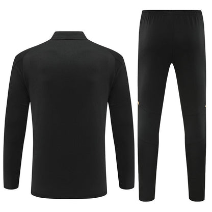 Real Madrid "Golden Era" Premium Kids Size Tracksuit from FootballPrestige.club - Premium Football Kits