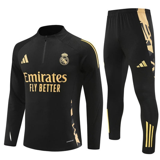 Real Madrid "Golden Era" Premium Tracksuit from FootballPrestige.club - Premium Football Kits