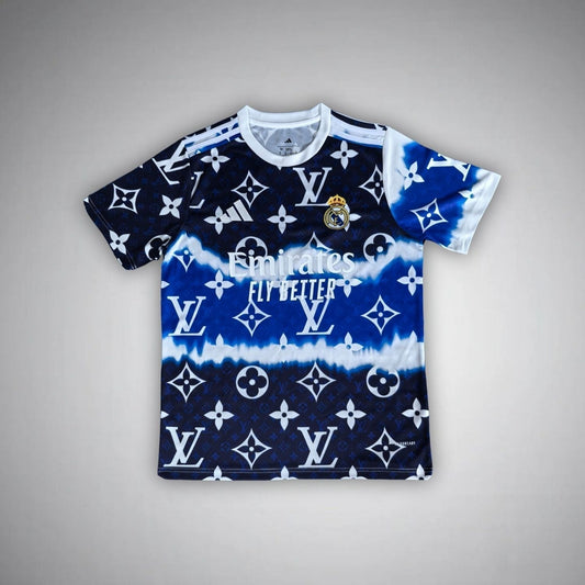 Real Madrid "LV Galáctica" Premium Kit from FootballPrestige.club - Premium Football Kits