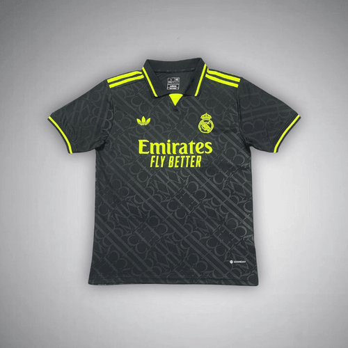 Real Madrid "Noir Galáctico" Premium Kit from FootballPrestige.club - Premium Football Kits