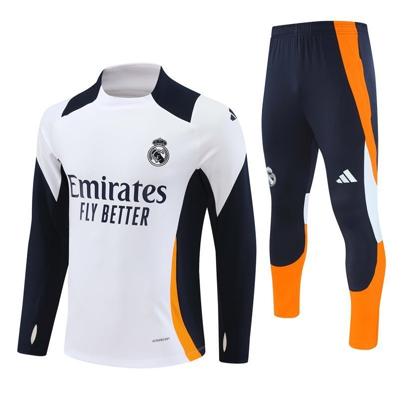 Real Madrid "Supercharged" Premium Kids Size Tracksuit from FootballPrestige.club - Premium Football Kits