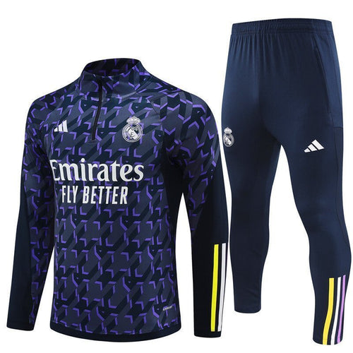 Real Madrid "Virtuoso" Premium Kids Size Tracksuit from FootballPrestige.club - Premium Football Kits