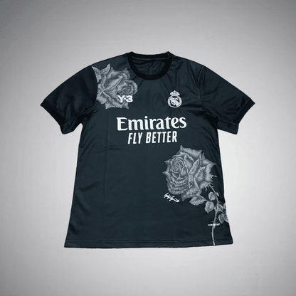Real Madrid x Y3 4th Black Kit from FootballPrestige.club - Premium Football Kits