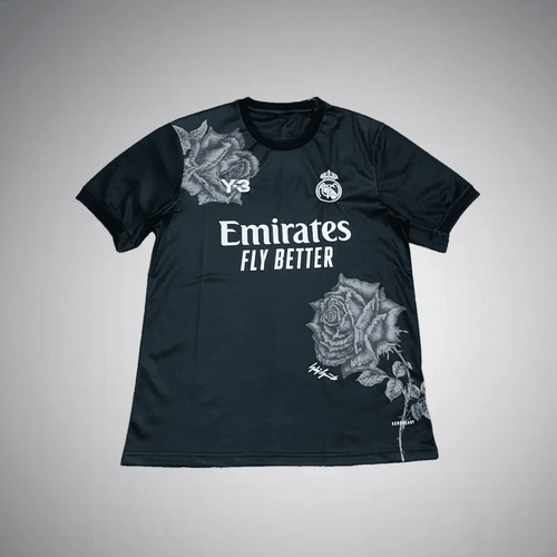 Real Madrid x Y3 4th Black Kit from FootballPrestige.club - Premium Football Kits