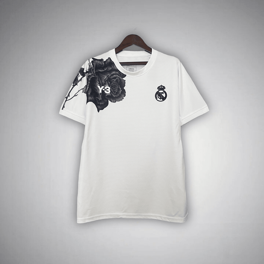 Real Madrid x Y3 Premium White Kit from FootballPrestige.club - Premium Football Kits