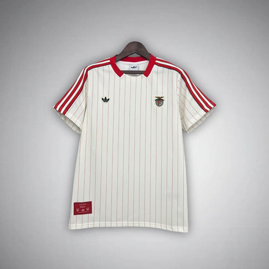 SL Benfica "Retro Stripes" Premium Kit from FootballPrestige.club - Premium Football Kits